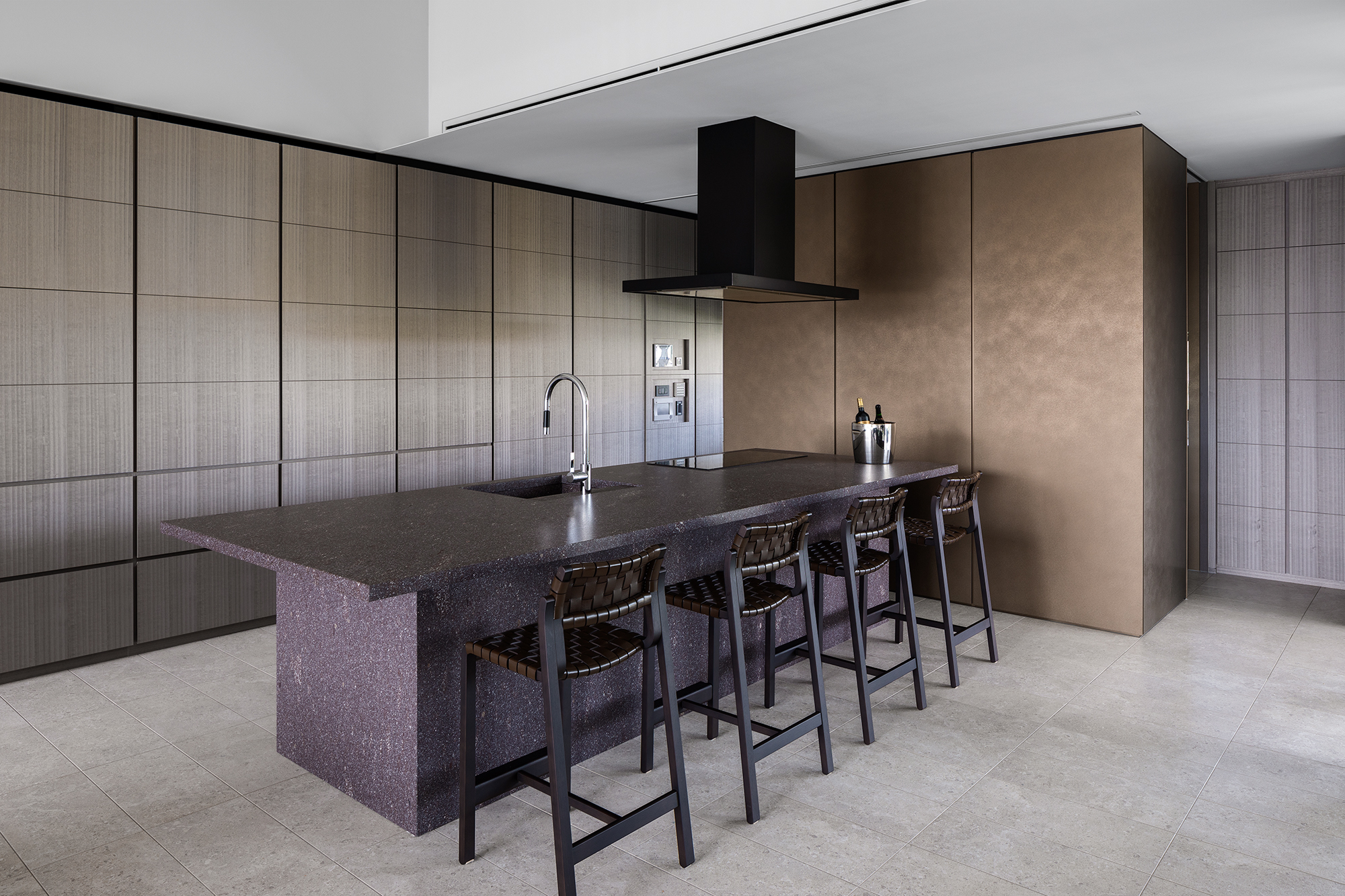ミノッティクチーネ バイアッソグループのキッチンatelier, terra施工事例
